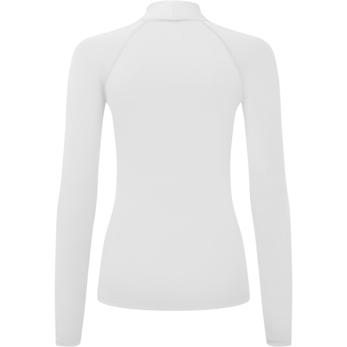 2024 Gill Womens Zenzero Long Sleeve Rash Vest 5109W - White